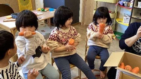 不思議な形や割れたにんじん①