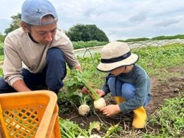 収穫後も農家さんのお手伝い